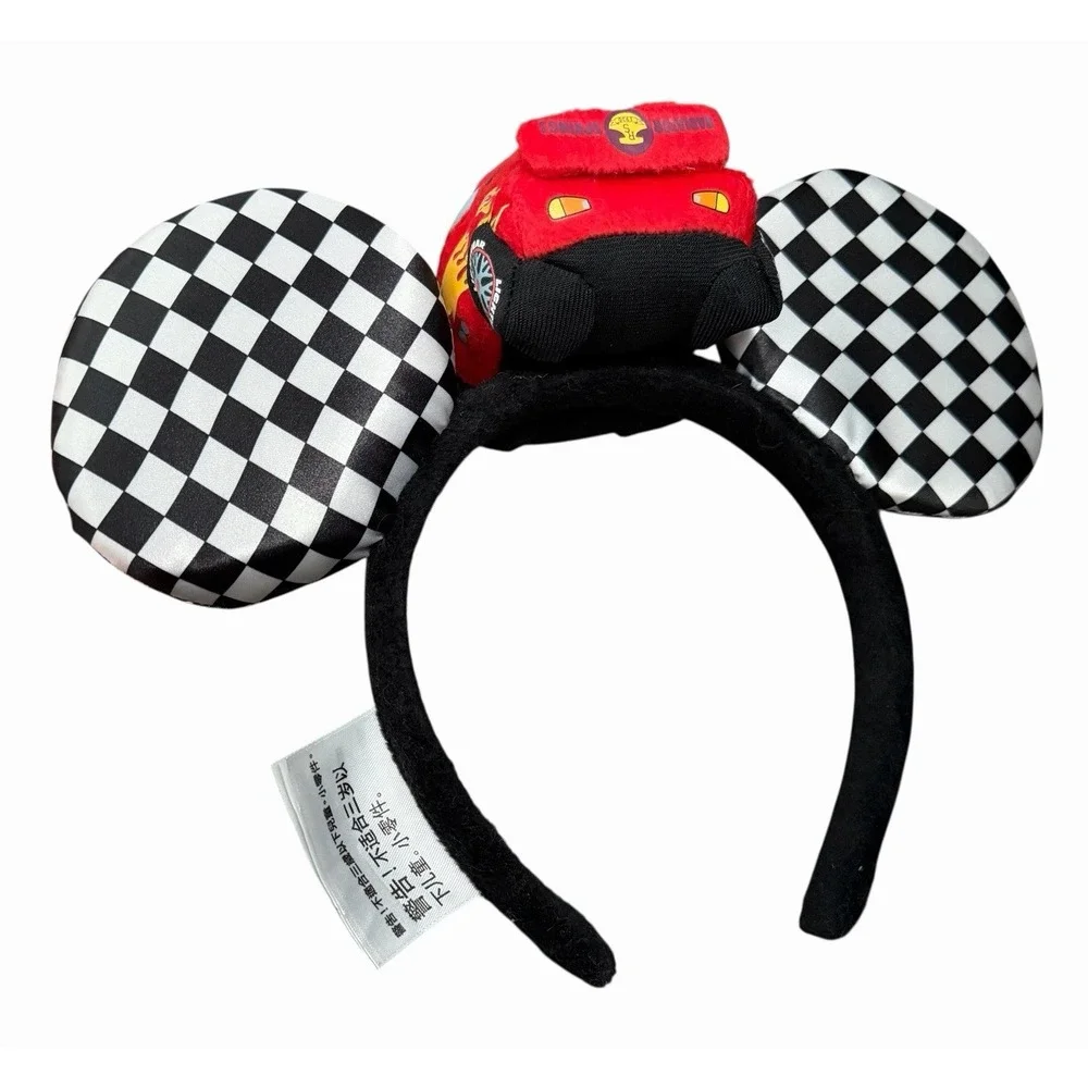 Rare Disney Cars Lightning McQueen Minnie‎ Ears Headband